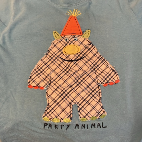 Adorable party animal T-shirt, and short set - Picture 3 of 9